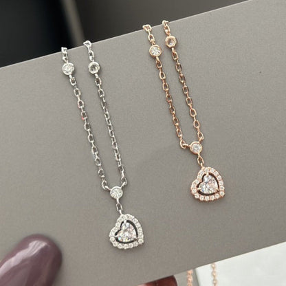 [Mystic]JOY HEART DIAMOND NECKLACE