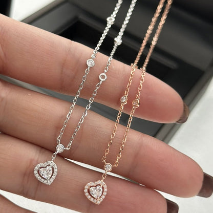 [Mystic]JOY HEART DIAMOND NECKLACE