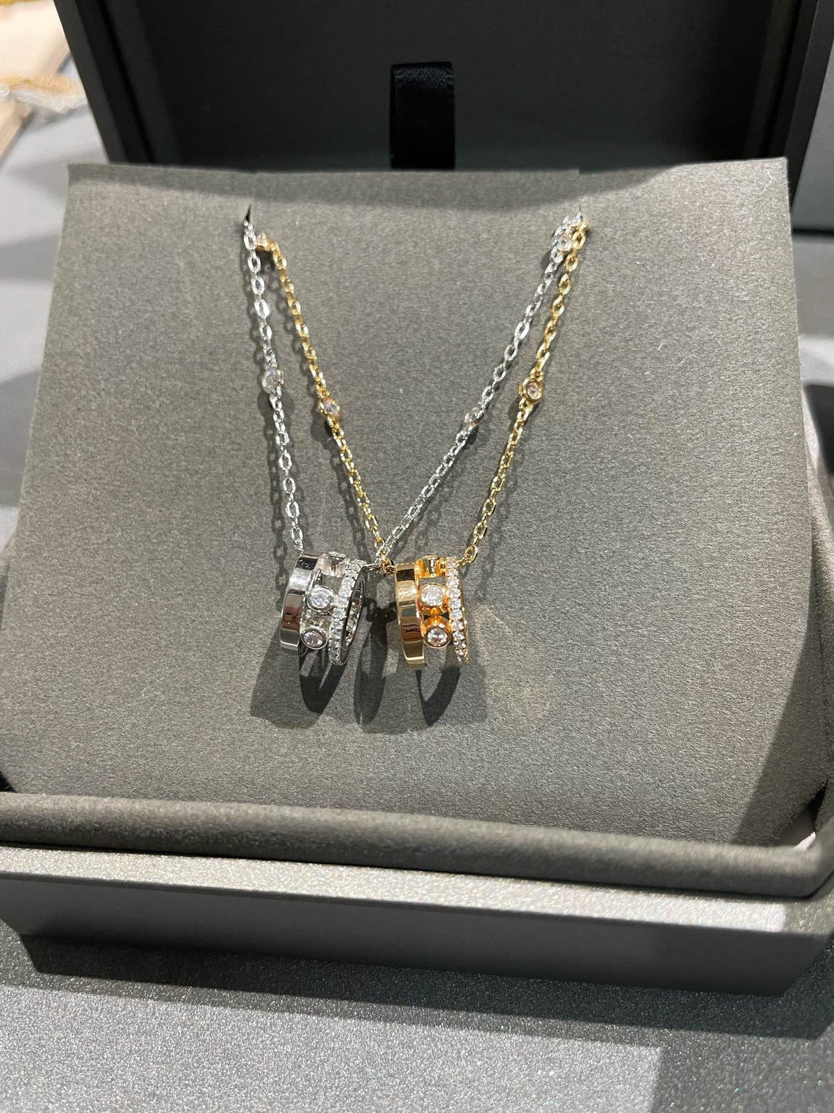 [Mystic]CHAIN MOVE ROMANE PEDAND NECKLACE