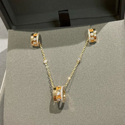 [Mystic]CHAIN MOVE ROMANE PEDAND NECKLACE