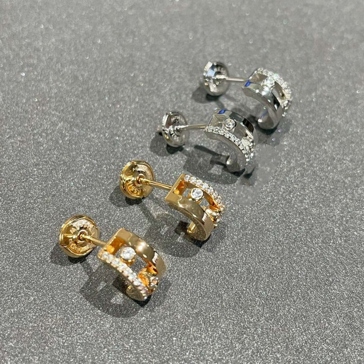 [Mystic]MOVE ROMANE EARRINGS DIAMOND
