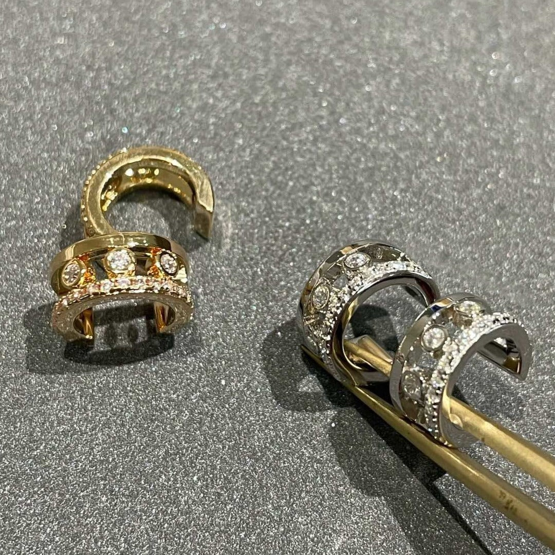 [Mystic]MOVE ROMANE EARRINGS DIAMOND