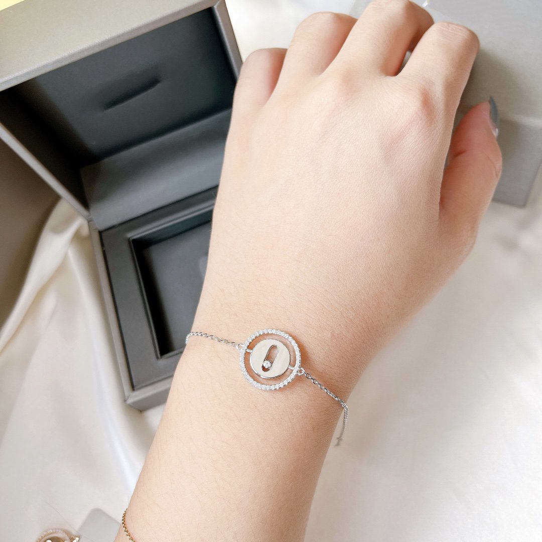 [Mystic]LUCKY MOVE PAVED DIAMOND BRACELET