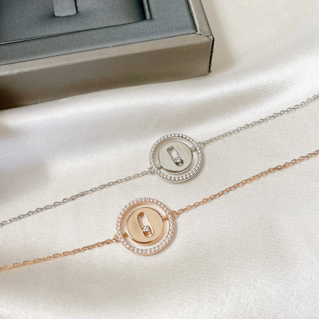 [Mystic]LUCKY MOVE PAVED DIAMOND BRACELET