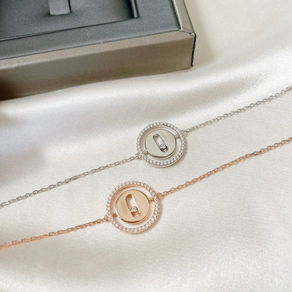 [Mystic]LUCKY MOVE PAVED DIAMOND BRACELET