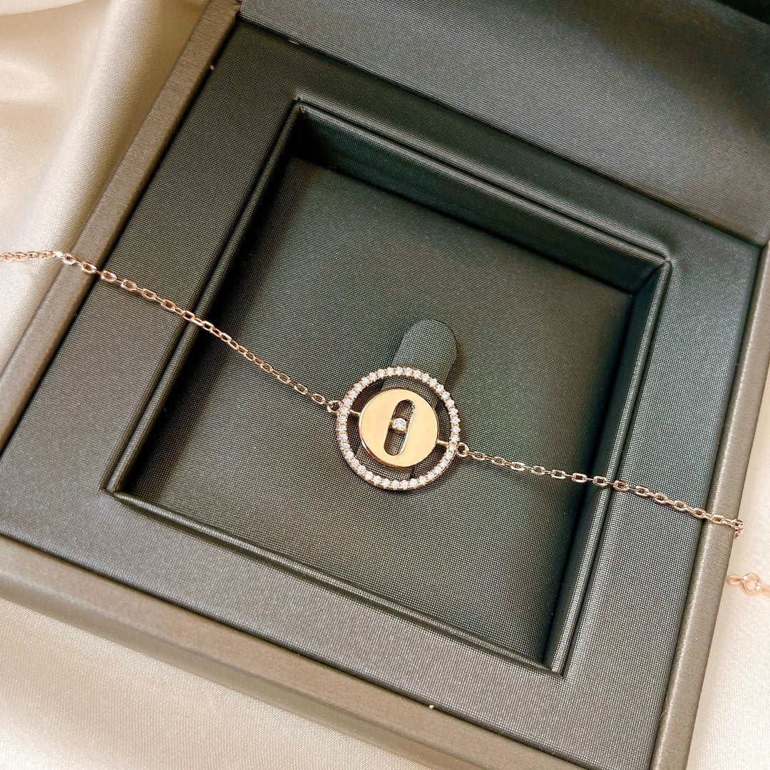 [Mystic]LUCKY MOVE PAVED DIAMOND BRACELET