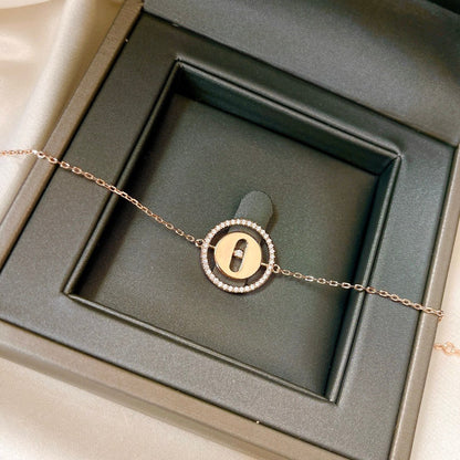 [Mystic]LUCKY MOVE PAVED DIAMOND BRACELET