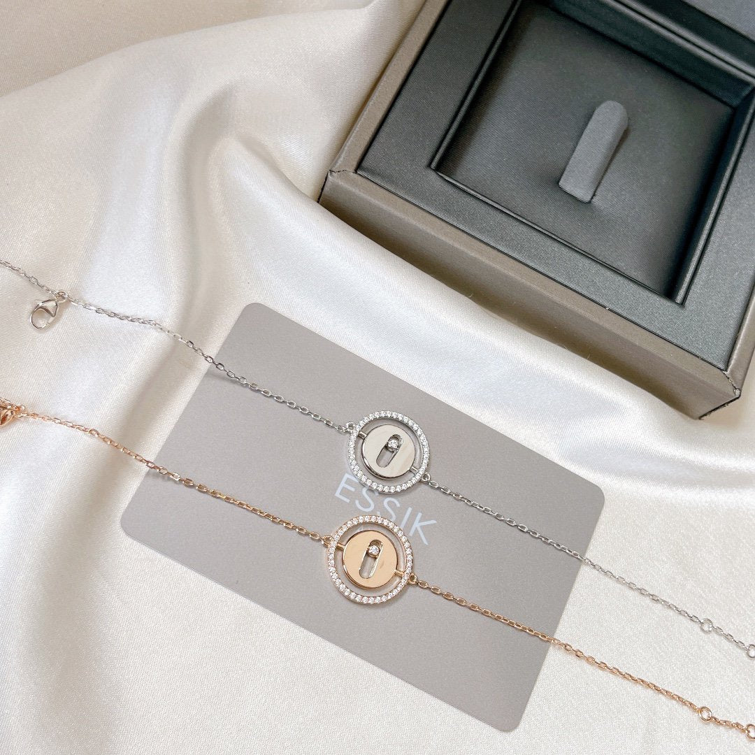 [Mystic]LUCKY MOVE PAVED DIAMOND BRACELET