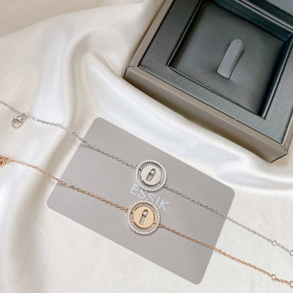 [Mystic]LUCKY MOVE PAVED DIAMOND BRACELET
