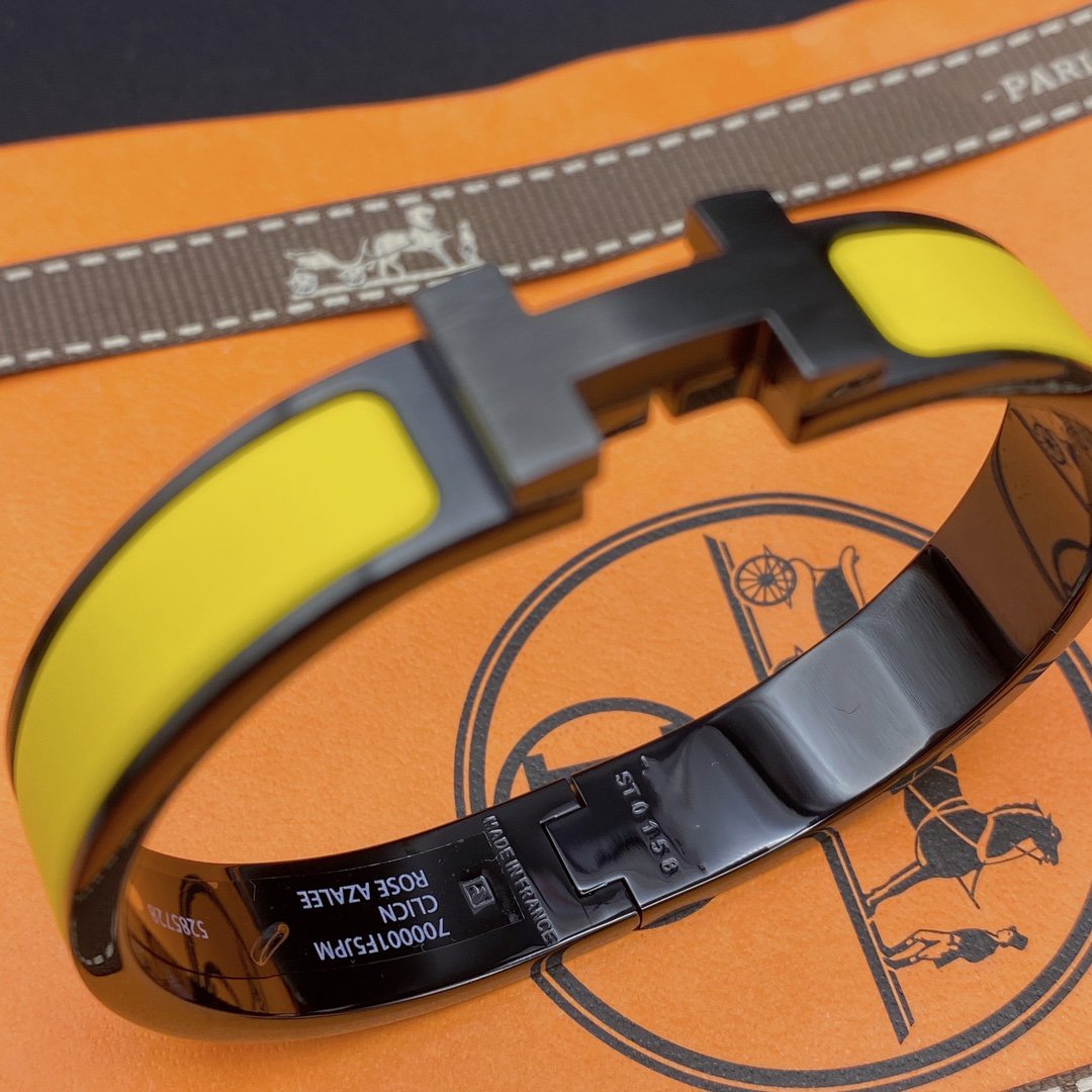 Mystic CLIC HM SO BLACK YELLOW BRACELET