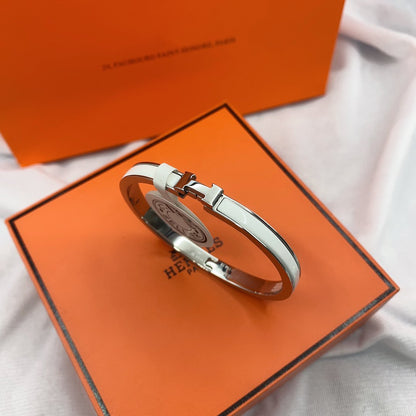 Mystic CLASSIC HM CLIC WHITE 8MM ENAMEL BRACELET