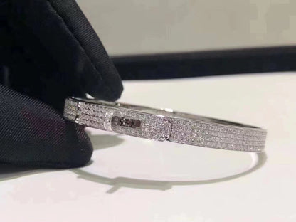 Mystic HM KELLY BRACELET IN SILVER AND FULL PAVE DIAMOND