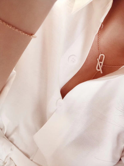 Mystic HM FIRE PIG NOSE NECKLACE TRENDY STREET