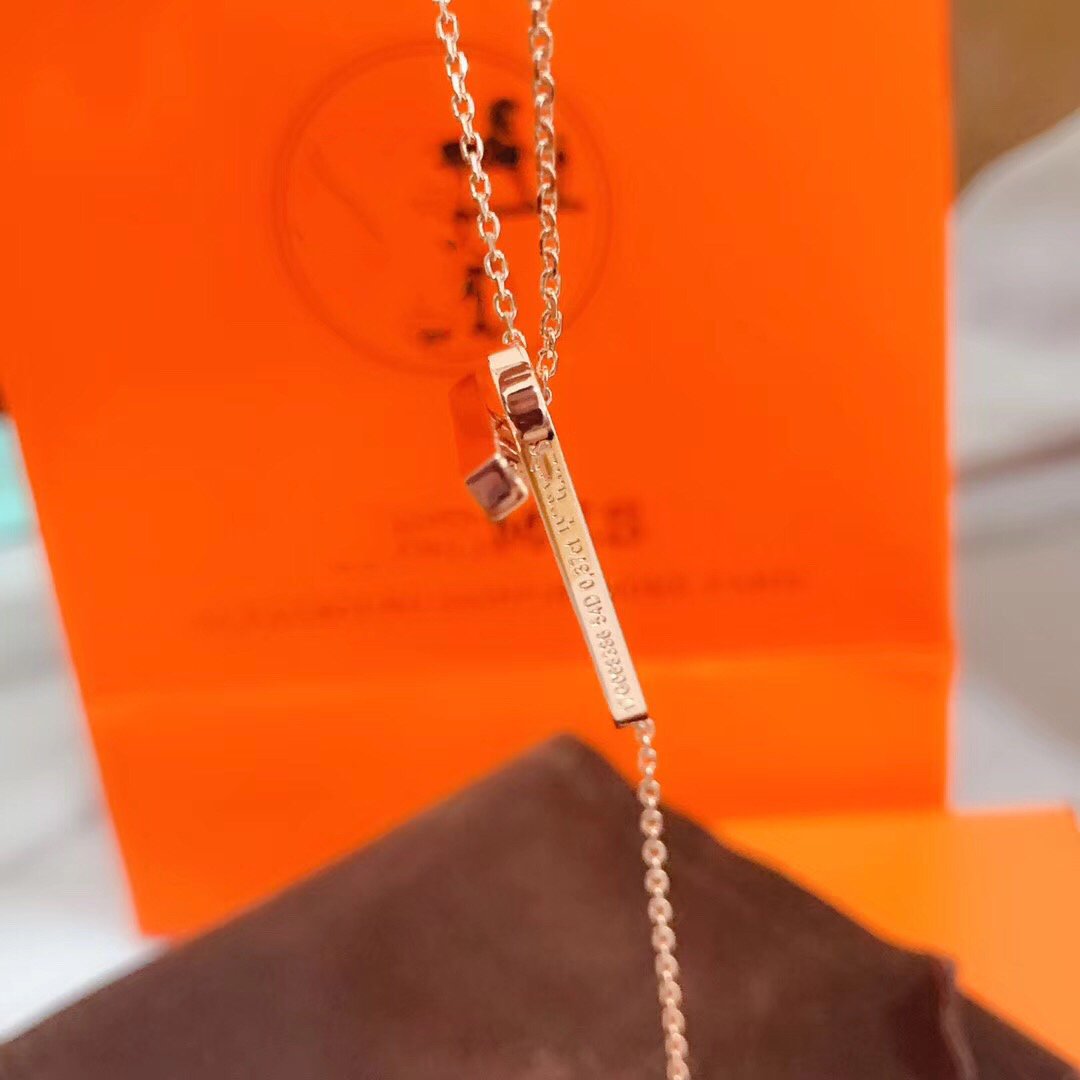 Mystic HM NECKLACE PLATINUM ROSE GOLD DIAMOND