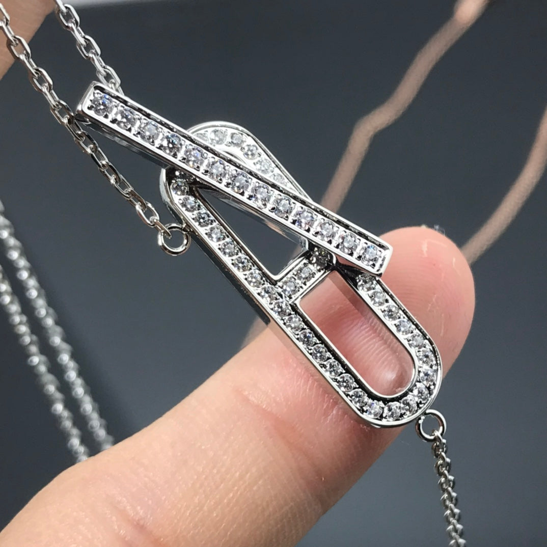 Mystic HM NECKLACE PLATINUM ROSE GOLD DIAMOND