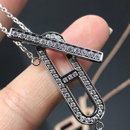 Mystic HM NECKLACE PLATINUM ROSE GOLD DIAMOND