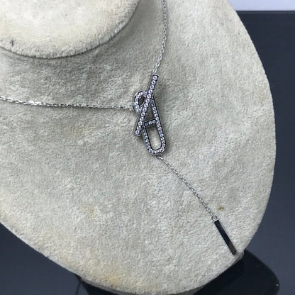 Mystic HM NECKLACE PLATINUM ROSE GOLD DIAMOND