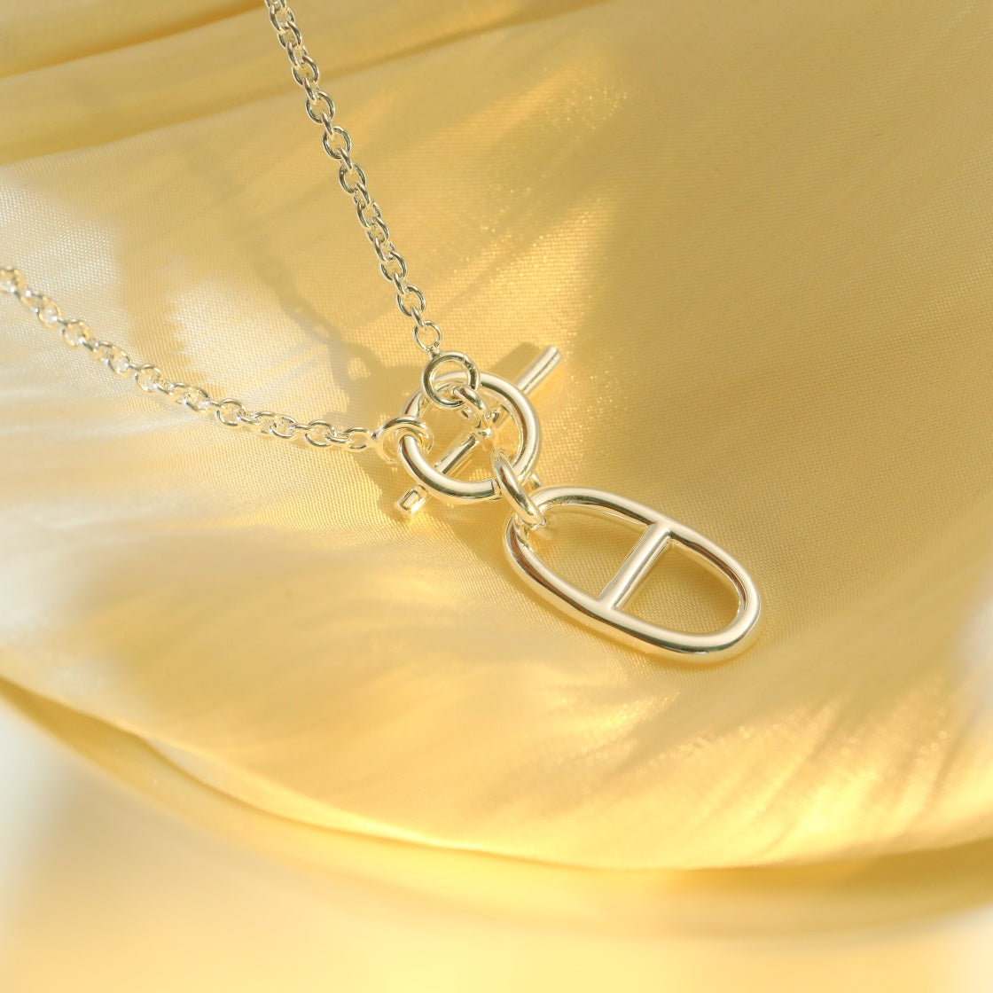 Mystic HM CHAINE D'ANCRE PENDANT NECKLACE STERLING SILVER