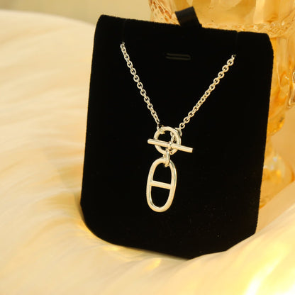 Mystic HM CHAINE D'ANCRE PENDANT NECKLACE STERLING SILVER