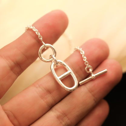 Mystic HM CHAINE D'ANCRE PENDANT NECKLACE STERLING SILVER