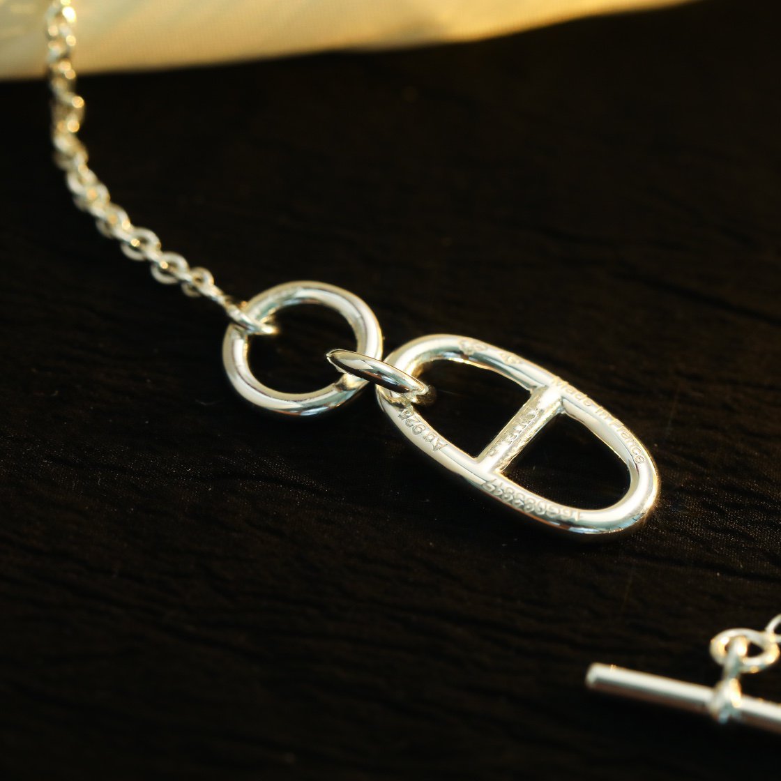 Mystic HM CHAINE D'ANCRE PENDANT NECKLACE STERLING SILVER