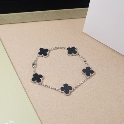[Mystic ]New CLOVER 5 MOTIF ONYXS BRACELET COLLECTION