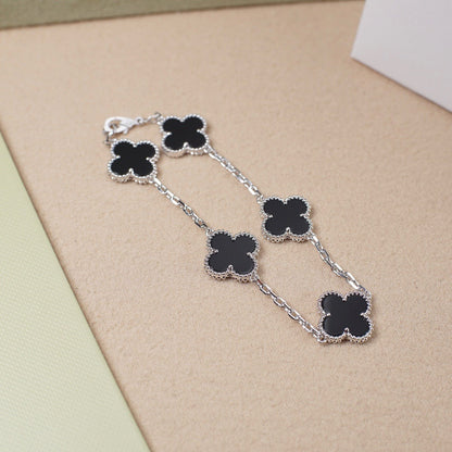 [Mystic ]New CLOVER 5 MOTIF ONYXS BRACELET COLLECTION