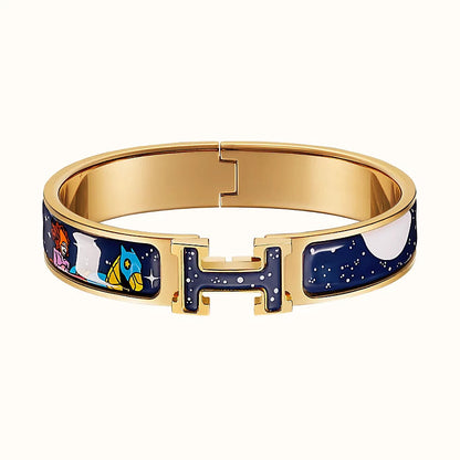 Mystic H STAR AND MOON BRACELET 12MM