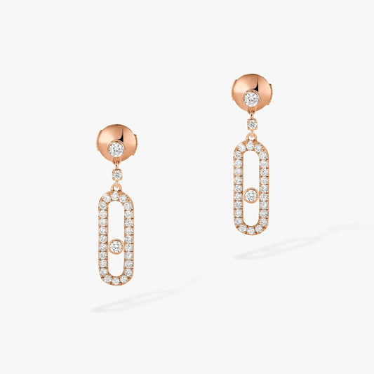 [Mystic]DORMEUSES MOVE UNO DIAMOND EARRINGS