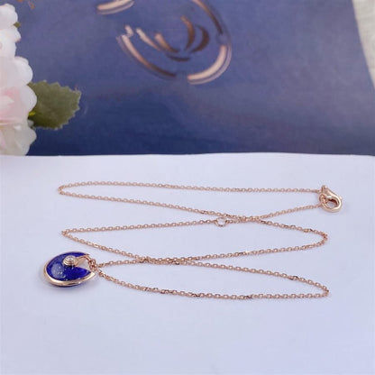 Mystic AMULETTE ROSE GOLD AGATE NECKLACE