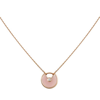 Mystic AMULETTE ROSE GOLD PINK MOP NECKLACE