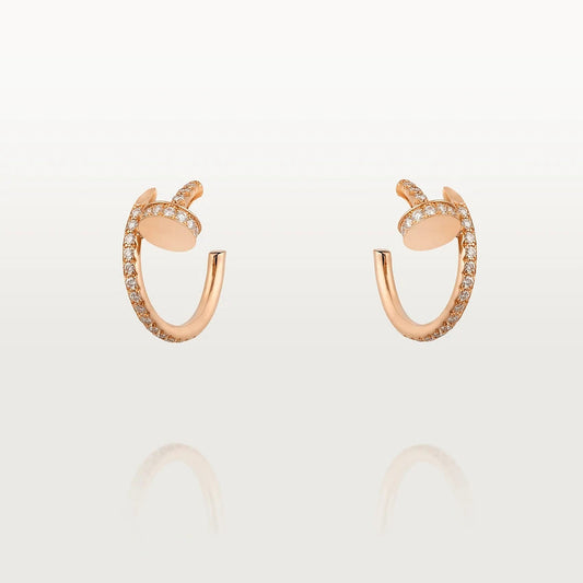 Mystic JUSTE EARRINGS 12.75MM PINK GOLD DIAMOND