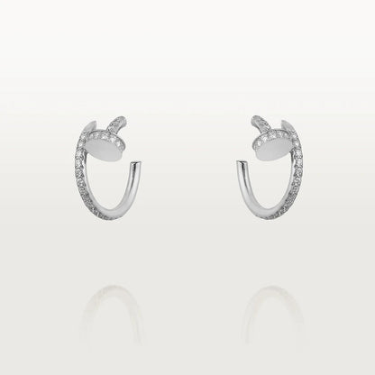 Mystic JUSTE EARRINGS 12.75MM SILVER DIAMOND
