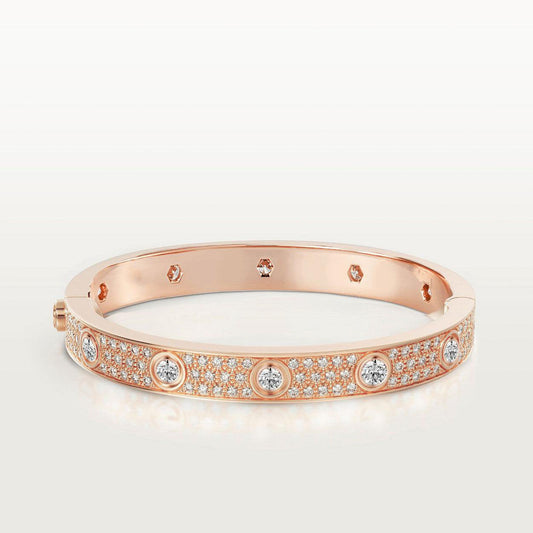 Mystic LOVE BRACELET 6.1MM DIAMOND-PAVED 10 BIG DIAMONDS
