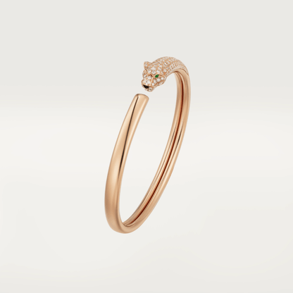 Mystic PANTHERE ROSE GOLD DIAMOND OPEN BRACELET