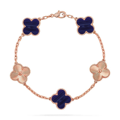 [Mystic ]New CLOVER 5 MOTIF PURPLE STRIPES BRACELET COLLECTION