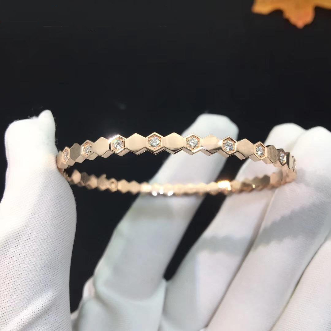 Mystic BEE LOVE SILVER DIAMOND BRACELET