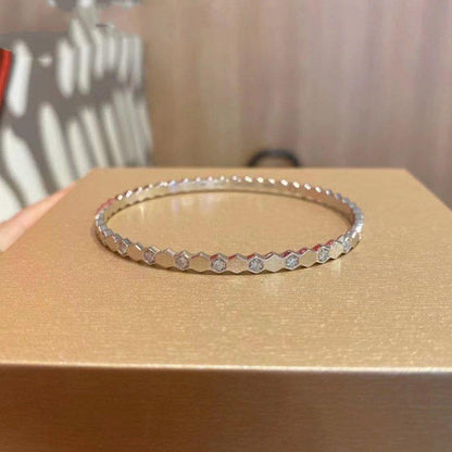 Mystic BEE LOVE SILVER DIAMOND BRACELET