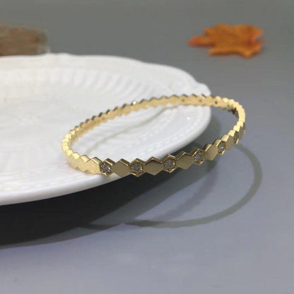Mystic BEE LOVE GOLD DIAMOND BRACELET