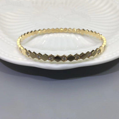 Mystic BEE LOVE GOLD DIAMOND BRACELET