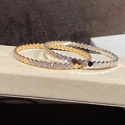 Mystic BEE LOVE GOLD BRACELET FULL DIAMOND