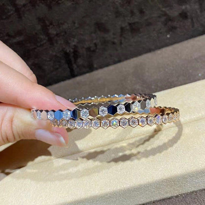 Mystic BEE LOVE GOLD BRACELET FULL DIAMOND