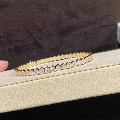 Mystic BEE LOVE GOLD BRACELET FULL DIAMOND