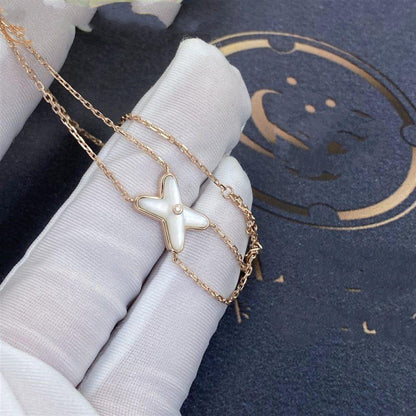 Mystic JEUX BRACELET WHITE MOP PINK GOLD 1 DIAMOND