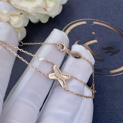 Mystic JEUX BRACELET WHITE MOP PINK GOLD 1 DIAMOND