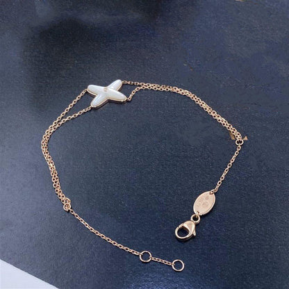 Mystic JEUX BRACELET WHITE MOP PINK GOLD 1 DIAMOND