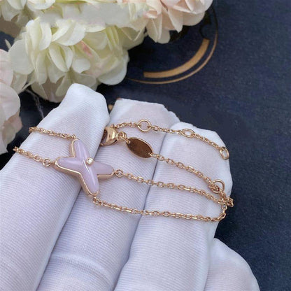 Mystic JEUX BRACELET PINK MOP PINK GOLD 1 DIAMOND
