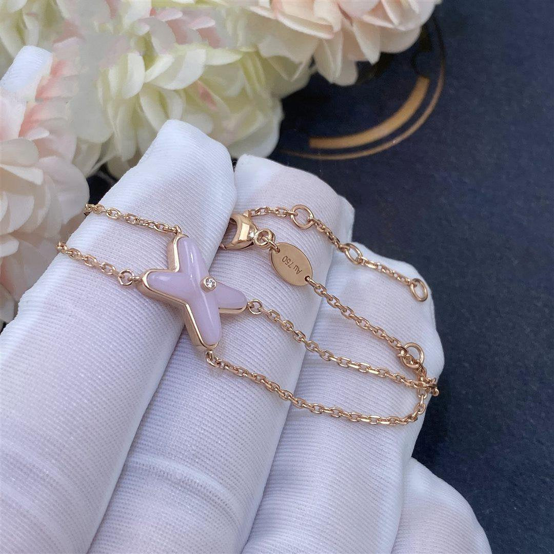 Mystic JEUX BRACELET PINK MOP PINK GOLD 1 DIAMOND