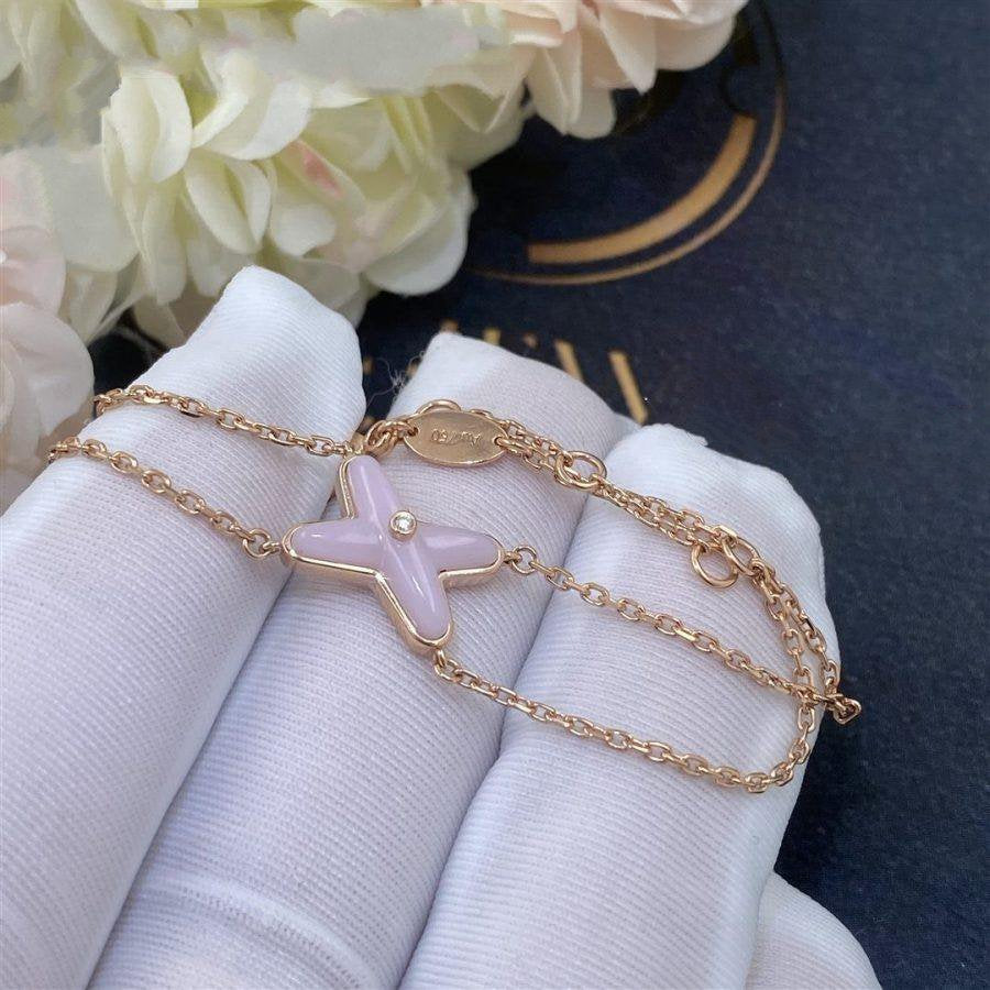 Mystic JEUX BRACELET PINK MOP PINK GOLD 1 DIAMOND