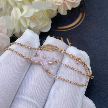 Mystic JEUX BRACELET PINK MOP PINK GOLD 1 DIAMOND